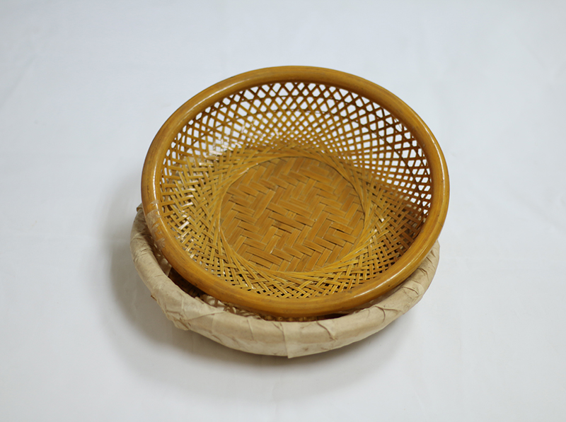 藤编收纳水果篮 糖果零食糕点心盘 茶几收纳编织收纳筐